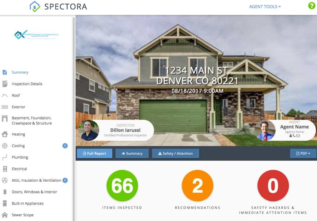 Sample Home Inspection report